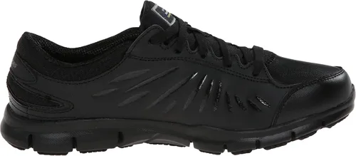 Vista 6 de Zapatillas de trabajo Skechers para dama, con suela antiderrapante.