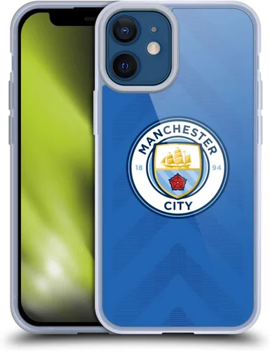 Vista 168 de Head Case Designs Funda de gel con licencia oficial del Manchester City Man City FC Away 2022/23 [protección de grado militar] compatible con Apple
