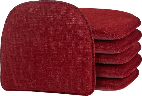 Vista 55 de Klear Vu Raindrop The Gripper - Cojines antideslizantes para silla, suaves y cómodos, almohadillas para asiento, almohadón para cocina, comedor u