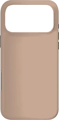 Vista 19 de iPhone 11 Pro Max Pastel Nude Beige Mate Simple Marrón Color Art Case