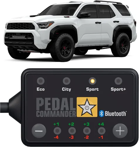 Vista 9 de Comandante de pedales para Toyota 4Runner 2003-2009 Controlador de respuesta del acelerador Plug-and-Play, 4 modos de conducción, control