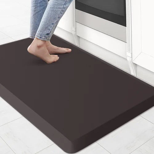 Vista 49 de KitchenClouds Alfombra de Cocina Acolchada Anti Fatiga 17.3"x28" Impermeable, Antideslizante, Alfombras de Pie y Comodidad para Escritorio/Piso