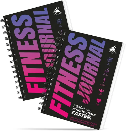 Vista 8 de Clever Fox Diario de Fitness Cuaderno de Registro de Entrenamiento - Planificador Diario de Fitness Diario de Entrenamiento para Mujeres y Hombres.