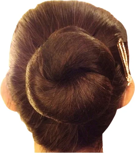 Vista 5 de Redecilla de malla para el cabello, reutilizable, invisible, con borde elástico y de 20 pulgadas Negro 10pcs