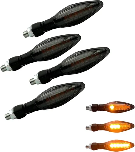 Vista 8 de Luz de señal de giro LED E-MARK Vehículo Inspección 2 unids set moto universal alto brillo DC12V