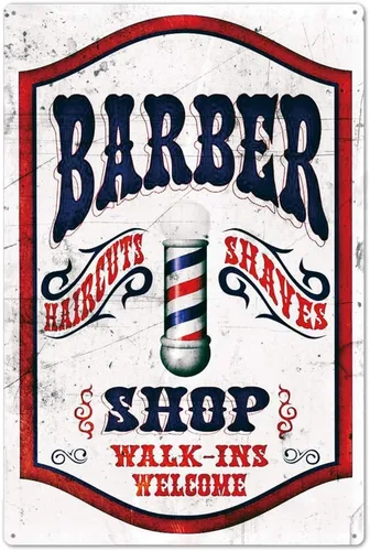 Vista 6 de Lienzo decorativo para pared de barbería sin marco, hojas afiladas limpias y gruesas de hojalata gruesa, pósteres de impresión moderna, pinturas