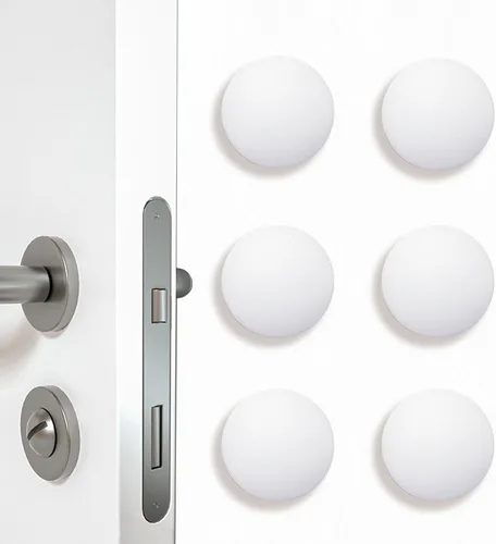 Vista 16 de Protector de Pared Pequeño para Puertas, Parachoques de Puerta de Silicona, Protector de Pared Autoadhesivo, Silenciador de Puertas, Protector