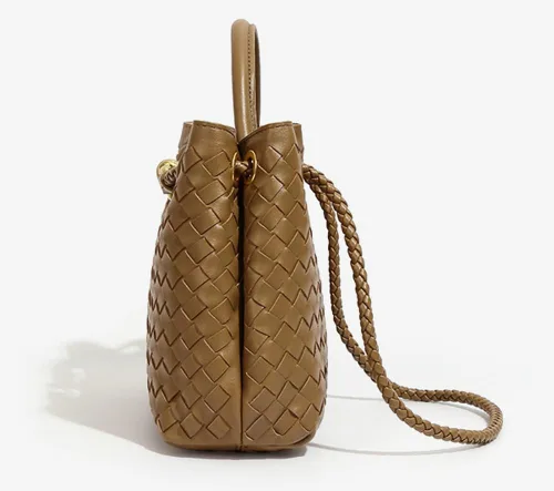 Vista 4 de URAWOW Woven Bags for Women Bowknot Small Tote Hobo Shoulder Crossbody Bags PU Leather Handwoven Satchel Woven Purse