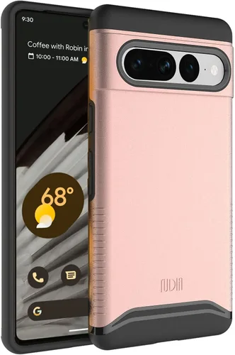Vista 18 de TUDIA Merge - Funda diseñada para Google Pixel 7 Pro (2022), color negro mate
