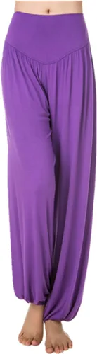 Vista 58 de Pantalones de algodón para mujer, elásticos, suaves, para yoga, deportes