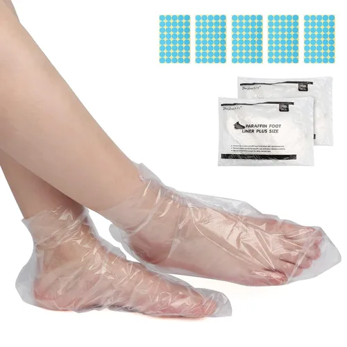 Vista 14 de Segbeauty Forros de baño de cera de parafina para pies, 200 piezas extra grandes XL bolsas de parafina para pies, calcetines de baño de parafina