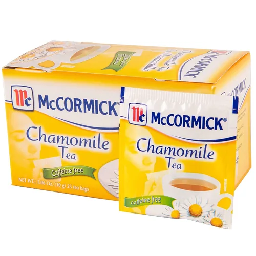 Vista 8 de McCormick 25 bolsas de té de manzanilla sin cafeína, 1.06 onzas