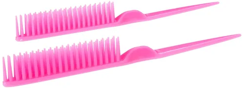 Vista 9 de CocoBlack Naturals Peine de estilo de 3 filas para desenredar, definir y separar rizos (negro)