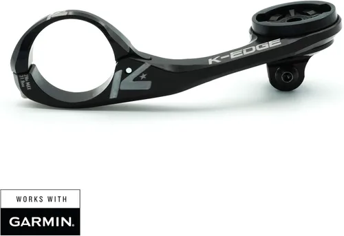 Vista 3 de K-Edge Max XL (1.252 in) Soporte combinado para computadora de bicicleta para dispositivos GPS Garmin Negro gps-vehicle-mounts