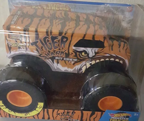 Vista 2 de Hot Wheels FYJ92 Wreak Tiger Shark Toy - Juguete multicolor