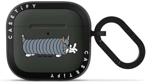 Vista 9 de CASETiFY AirPods Pro (1ª/2ª Gen) Estuche Bounce con Anillo [Colaboración Frozen] - Copo de Nieve de Anna - Taupe Mate