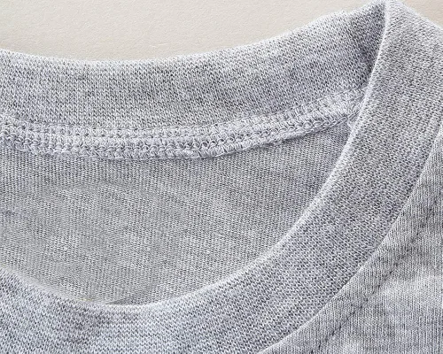 Vista 4 de Conjunto de ropa de algodón para niños pequeños y niñas de manga corta camiseta y pantalones cortos