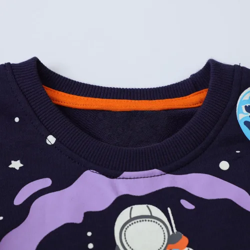Vista 80 de Bumeex Sudaderas con cuello redondo para niños de 2 a 7 años