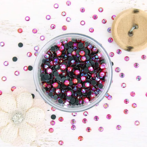Vista 15 de Estrás para aplicar con calor - 6SS, 10SS, 16SS, 20SS, 30SS - 32 colores Iron-on hotfix rhinestones - add brilliant sparkle to apparel, denim
