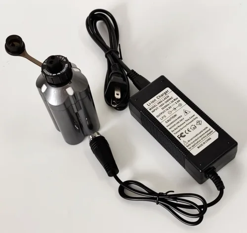 Vista 3 de BM2300 BM2900 con cargador RB-CC4002, compatible con batería de carrete de pesca eléctrica Daiwa BM2300 BM2900 BM2300N BM2000 / Reemplazo