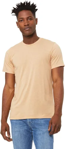 Vista 139 de Bella Canvas 3413c para hombre (1) Triblend verde + (1) Triblend rojo