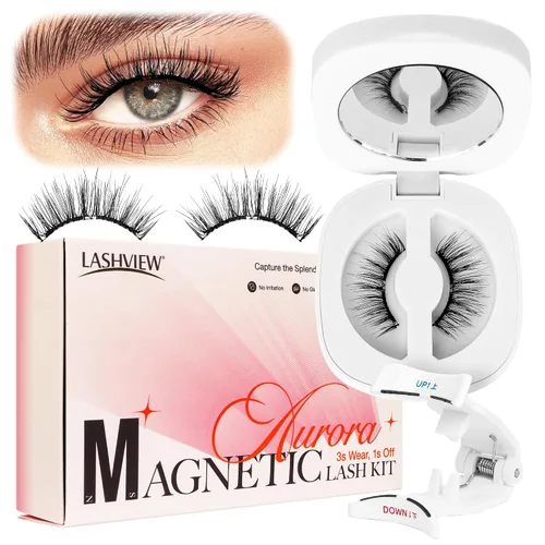 Vista 8 de LASHVIEW - Extensiones de pestañas individuales de seda de imitación de visón de 0.07mm de grosor y rizado C de 8-15mm de volumen mixto