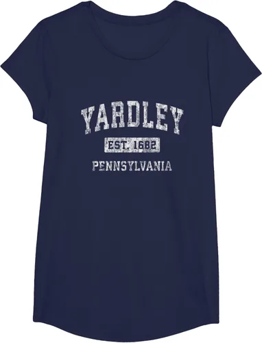 Vista 27 de Yardley Pennsylvania PA - Camiseta de manga corta, diseño deportivo