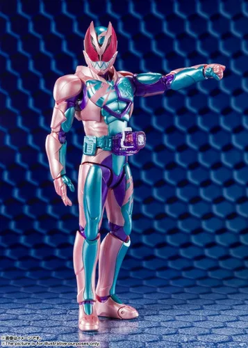 Vista 5 de TAMASHII NATIONS - Kamen Rider Revice - Kamen Rider Revi Rex Genome, Bandai Spirits S.H.Figuarts Figura de acción Genoma Revi Rex