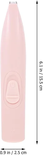 Vista 2 de Dog Paw Trimmer Pink Portable Low Noise for Cats and Dogs, ABS