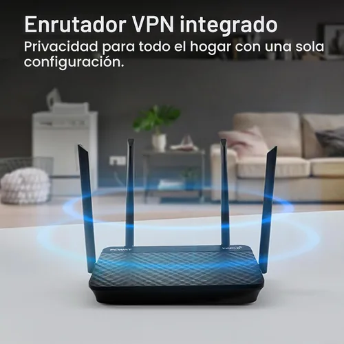Vista 8 de PW-AX1800 WiFi 6 Router de doble banda con soporte VLAN, OpenVPN/WireGuard/IPsec VPN Cliente/Servidor - Compatible con ExpressVPN/SurfShark, etc.