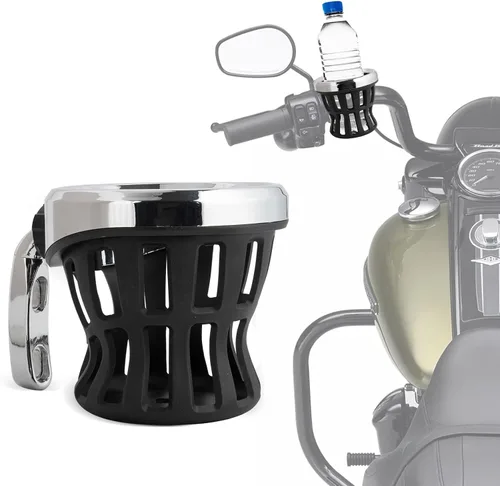 Vista 7 de PSLER - Soporte para vaso de bebida para motocicleta, soporte para Touring Goldwing negro