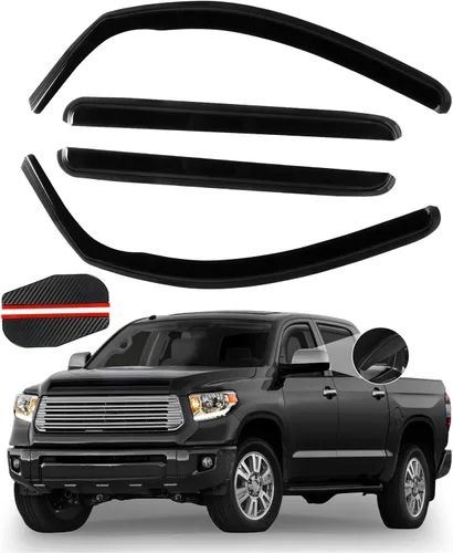 Vista 14 de Protector de lluvia apto para GMC Terrain 2010-2017, deflector de visera de ventana lateral de montaje exterior, protector de sombra de ventilación