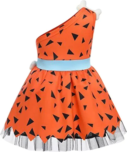 Vista 5 de Disfraz de guijarros de Halloween para niñas pequeñas, vestido de tul de malla, trajes de princesa para niñas, niños, fiesta, sesión de fotos