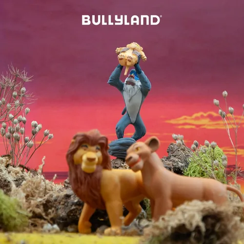 Vista 6 de Bullyland Figura de acción Rafiki con Baby Simba
