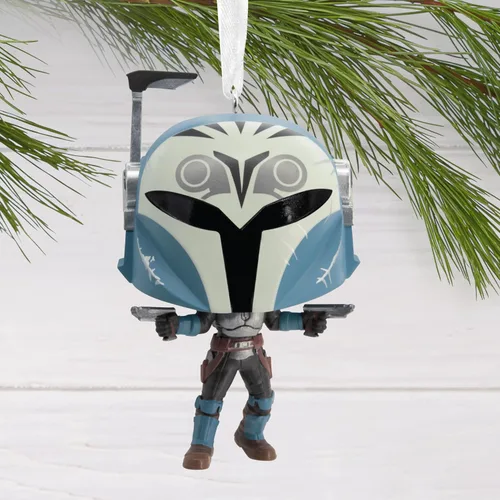 Vista 5 de Hallmark Star Wars Bo-Katan Funko Pop! Adorno navideño