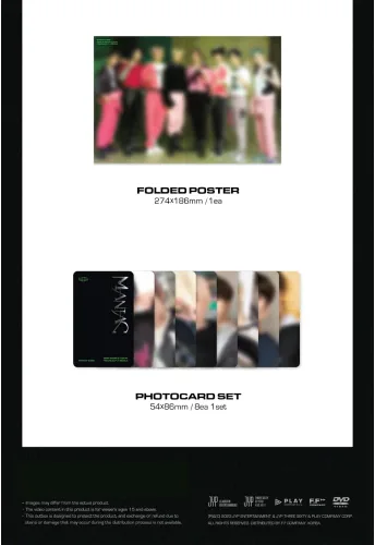 Vista 5 de Stray Kids 2nd World Tour MANIAC en Seúl Contenido+Photobook+Cartel plegable en paquete+Seguimiento SKZ sellado (versión DVD)