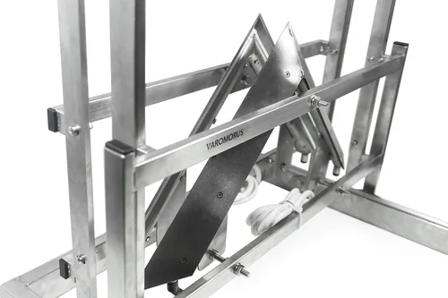 Vista 4 de Hive Frames Uncapper con doble 12 V cuchillos eléctricos abeja miel acero inoxidable destaponadora máquina