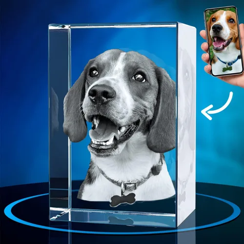 Vista 20 de ArtPix 3D Foto de cristal, regalos personalizados de Navidad para mujeres, esposa, ella, él, hombres, marido, abuela, gran regalo personalizado