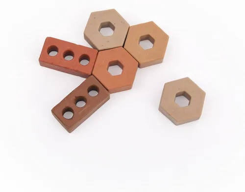Vista 3 de Guidecraft Little Pavers - 60 pc. Set: Juego de constructores de bloques para construcción y apilamiento