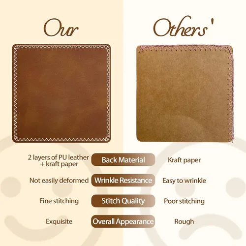 Vista 3 de Marcadores de Cuero Personalizados, Accesorios de Libro Divertidos y Lindos para Amantes de la Lectura, Marcadores de Páginas Irrompibles