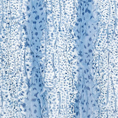 Vista 4 de Shannon Fabrics The Yard - Tela de visón Luxe Cuddle Fawn de 60 pulgadas (Bluebell)