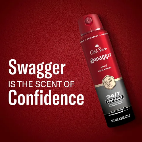 Vista 11 de Desodorante antiperspirante en aerosol seco Old Spice para hombres, 24/7 protección contra el sudor y el olor, 24/7 defensa contra el sudor