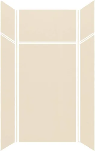 Vista 14 de Transolid EWKX363696-41 Expressions - Kit de pared de ducha de 6 paneles con extensión, 36 pulgadas de largo x 36 pulgadas de ancho x 96 pulgadas