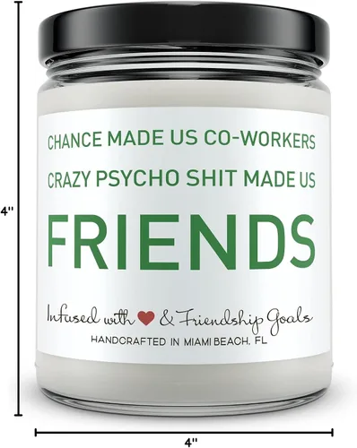 Vista 10 de Velas para compañeros de trabajo – Regalo divertido para compañero de trabajo – Vertido a mano en los Estados Unidos – 9 oz – Lindas ideas