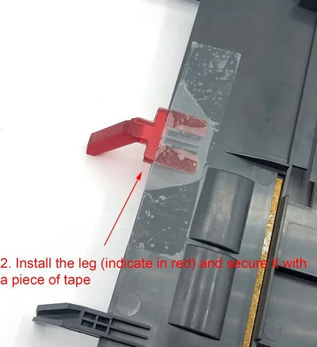 Vista 4 de BCH Max - Kit de reparación de patas de bandeja de papel para HP OfficeJet Pro 9000 Series 9010 9012 9013 9014 9015 9018 9019 - Sustituye a