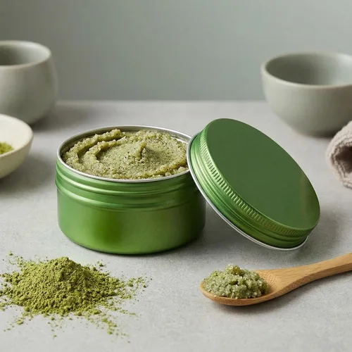 Vista 8 de Latas de aluminio con tapa de rosca verde de 4 oz (4.1 fl oz) con etiquetas