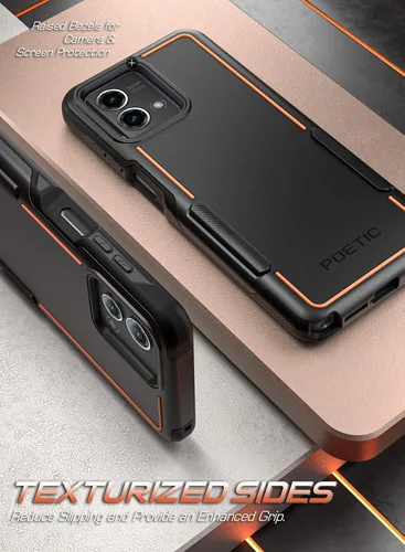 Vista 4 de Poetic Neon Series - Funda para Moto G Stylus 5G 2023 (no compatible con versión 4G), doble capa, resistente, a prueba de golpes, protección contra