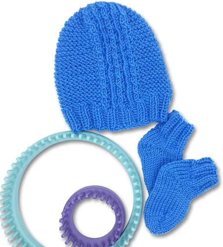 Vista 3 de Authentic Knitting Board Telares de punto KB para bebés, calibre 3/8