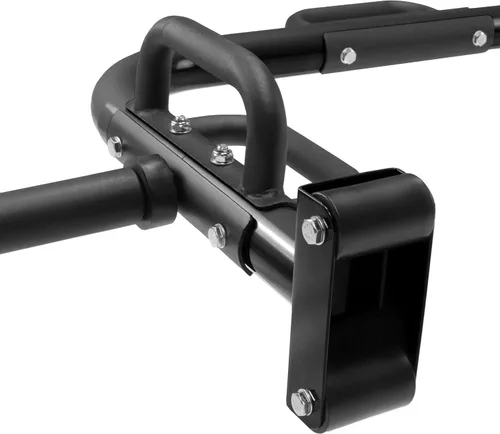 Vista 8 de CAP Barbell Barra de trampa abierta Deluxe - Barra hexagonal y de encogimiento para pesas olímpicas y estándar