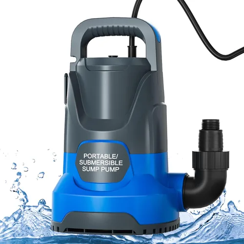 Vista 8 de Termoplástico eléctrico sumergible de la bomba de agua 3700GPH de Amarillo